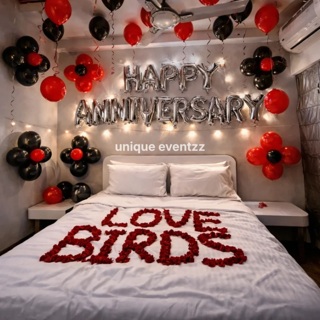 Couple Anniversary Room Decoration