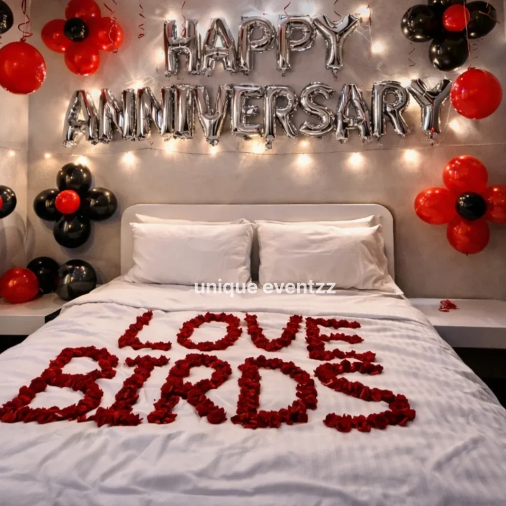 Couple Anniversary Room Decoration