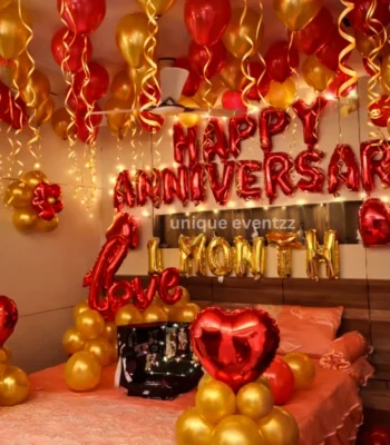 1st month Anniversary Room Decoration
