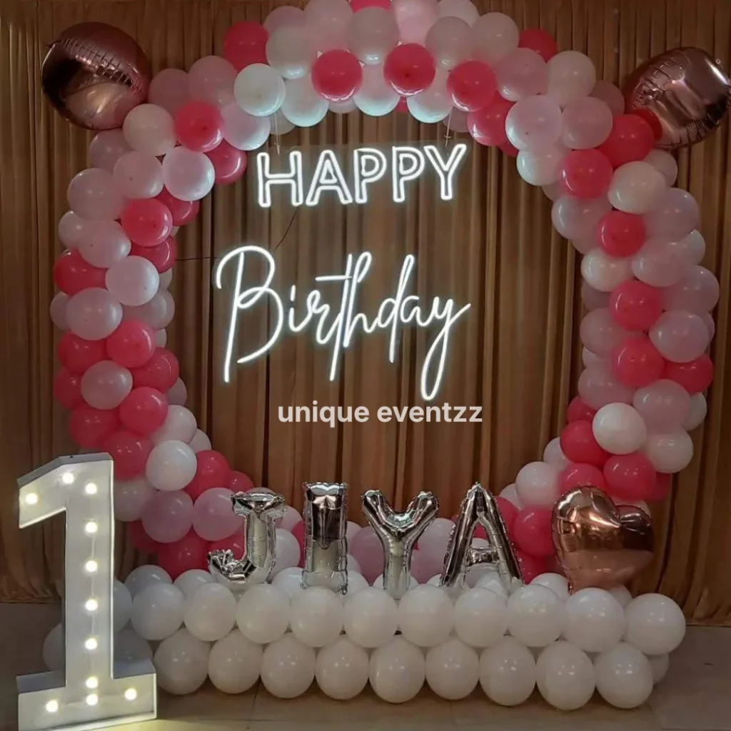 1st Birthday Decorations Girl