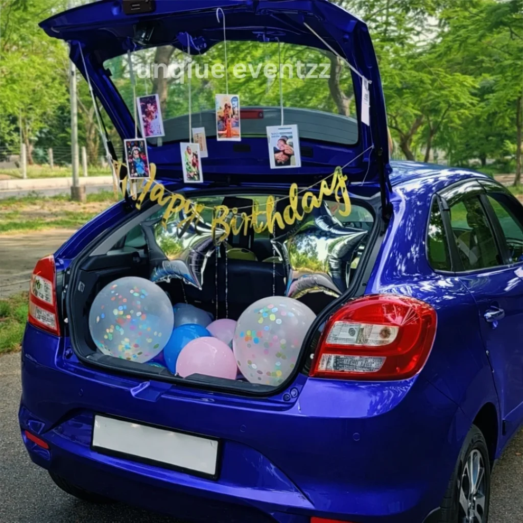 Car Dikki Surprise Decoration For Birthday