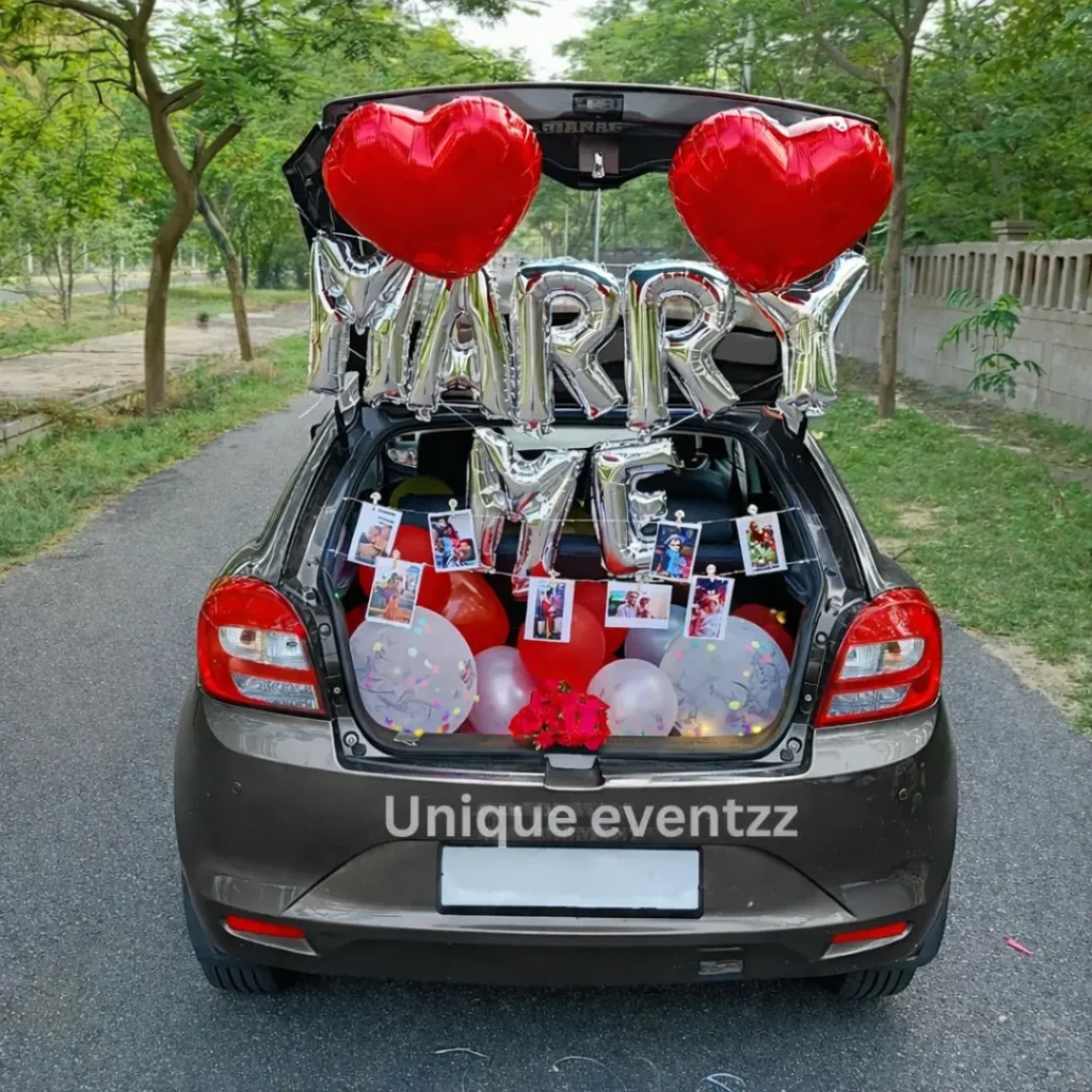 Proposal Car Boot Decoration