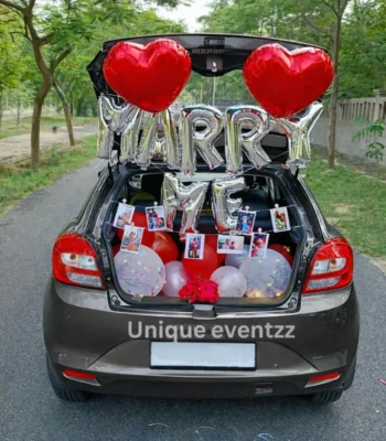 Proposal Car Boot Decoration
