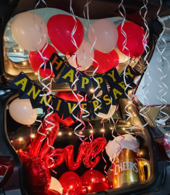 Car Boot Decoration For Anniversary