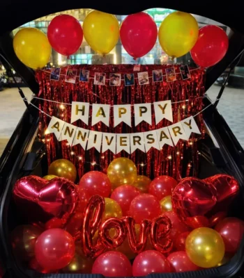 car dikki decoration for anniversary