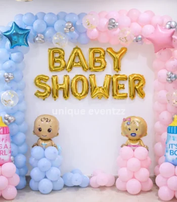 Simple Wall Decoration For Baby Shower