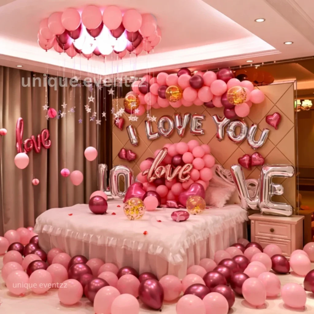 Romantic Proposal Room Decor