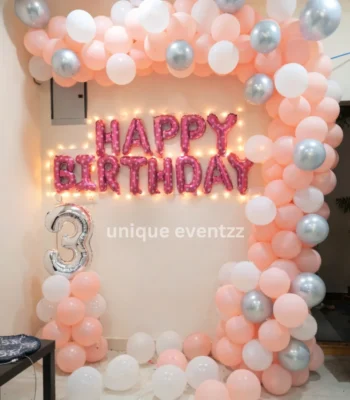 Birthday Balloon Arch Decoration
