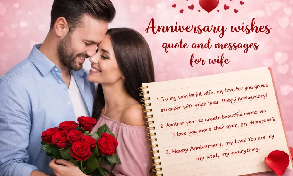 anniversary wishes quote and messages for wife